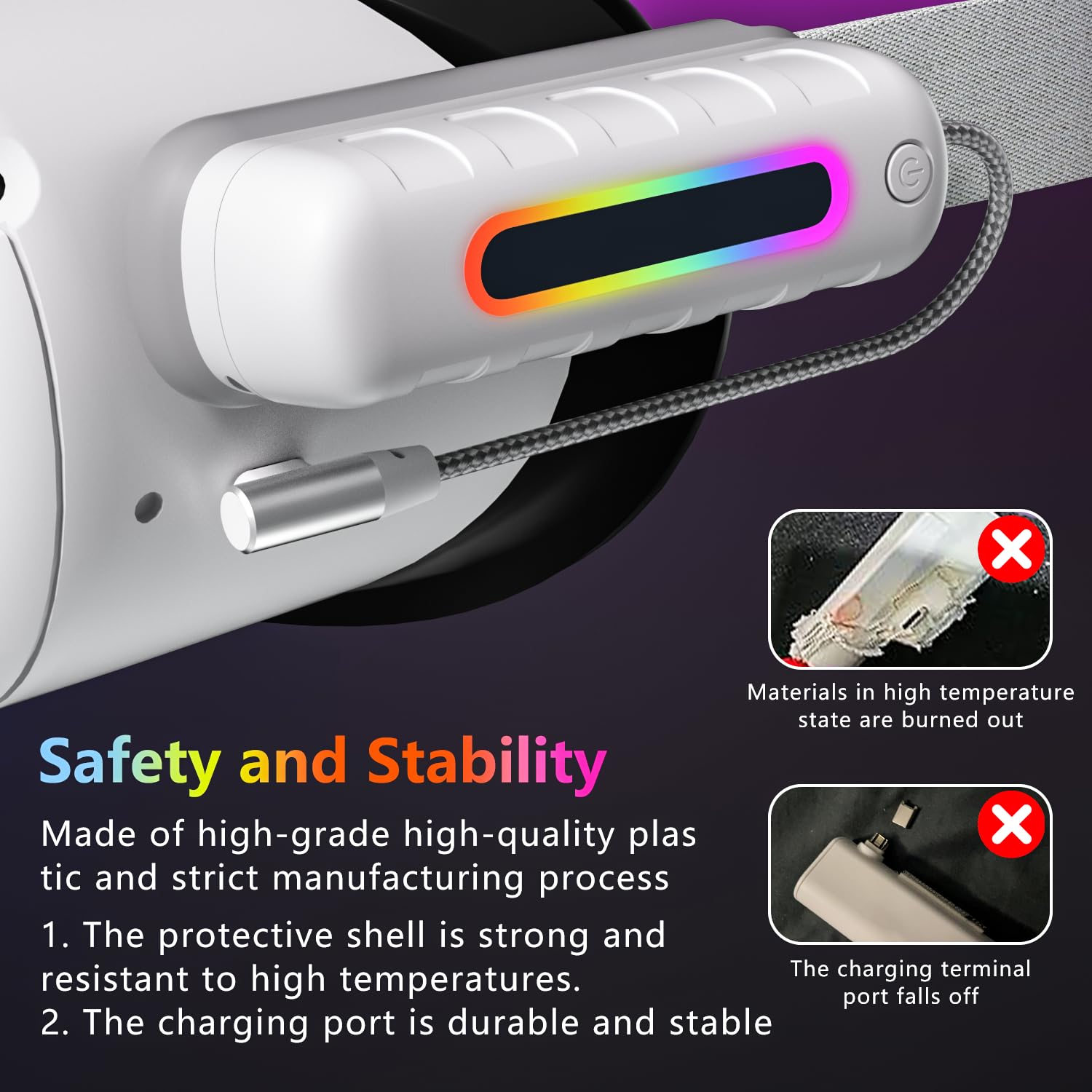 Amazon.co.jp: Saqico バッテリーパック Oculus Quest 2用